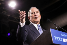 Democrats set sights on rising rival Bloomberg as debate looms