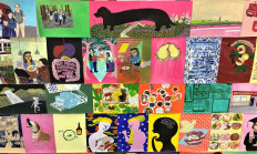 Cross section: Pictured is a selection of Karina Tungari's works, which can be found in various books, comic anthologies and online magazines.