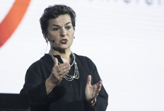 Costa Rica's Christiana Figueres, convener of Mission 2020 (a global initiative that seeks to ensure the world bends the curve on greenhouse gas emissions by 2020), speaks during the inauguration of PreCOP25 in Heredia, Costa Rica on October 8, 2019. 