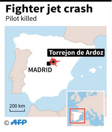 Spanish military pilot dies as plane crashes into sea 