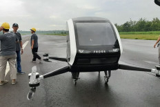 Indonesia’s flying taxi prototype takes test flight in Yogyakarta