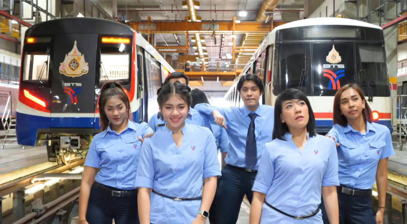 Bangkok's train service releases COVID-19 safety dance track