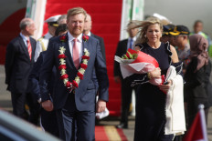 Dutch royals discuss religious tolerance in Yogyakarta