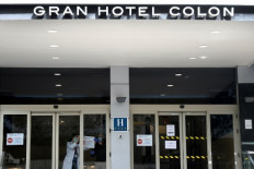 Madrid hotel transformed into coronavirus hospital