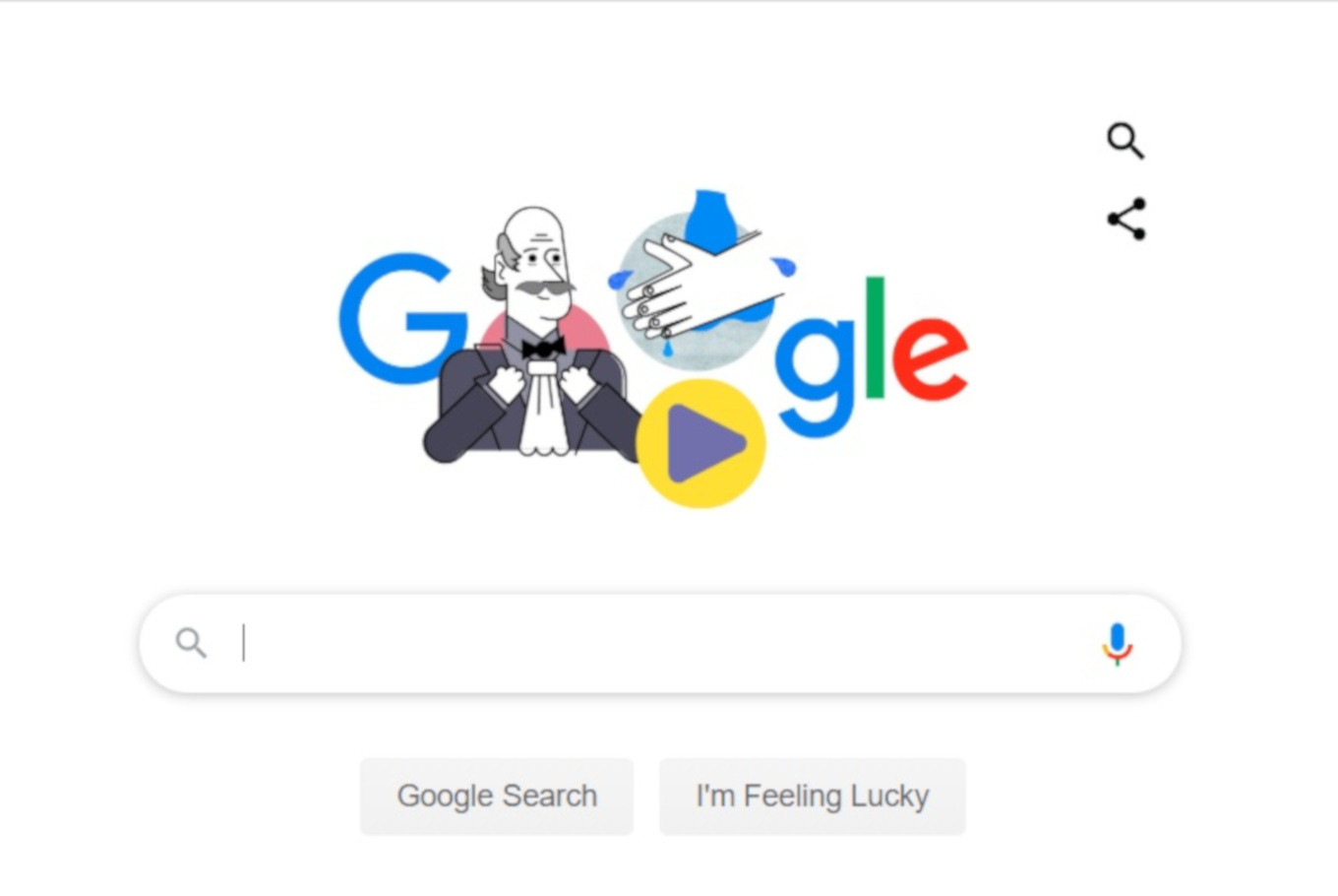 Google Doodle Spreads Handwashing Recognizes Father Of Infection Control Science Tech The Jakarta Post