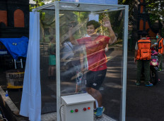 Malang university students invent disinfection chamber to prevent COVID-19 spread