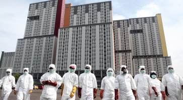 Former Asian Games athletes village turned into COVID-19 hospital