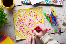 The coloring books, free to download as PDF pages, are suited for wannabe artists of all ages.