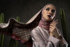 Digital catwalk: Itang Yunasz launches double-sided scarf