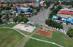 Tegal city square in Central Java on March 22. 