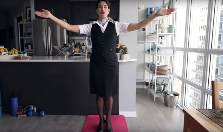 Watch hilarious sketch of what happens when flight attendants work from home