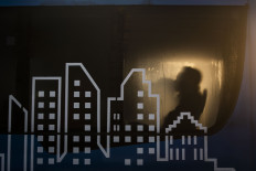 Public transportation services in Jakarta grind to halt due to jobs law protests