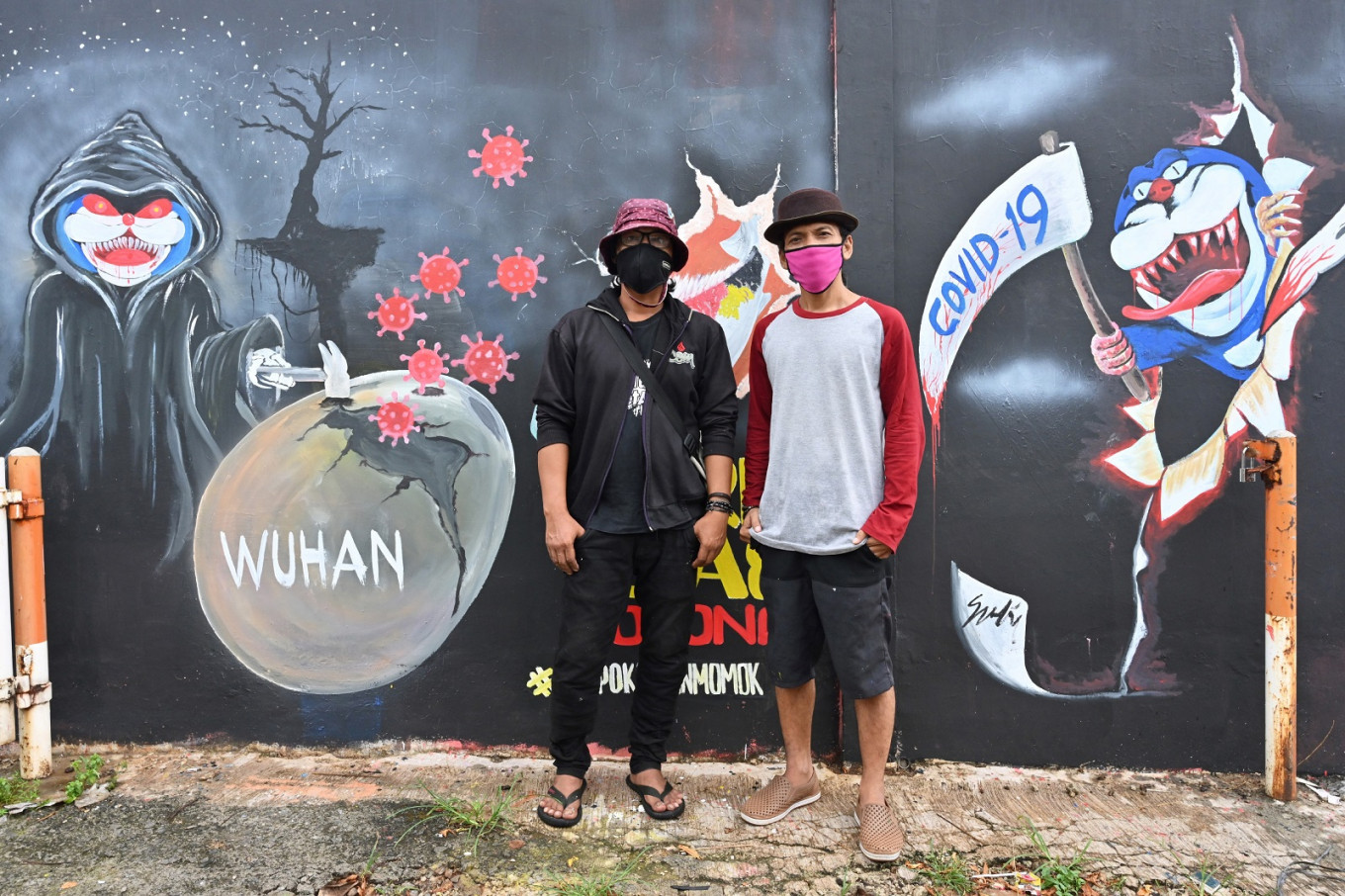 Scythes And Monsters Indonesian Artists Teach Coronavirus Care Art Culture The Jakarta Post