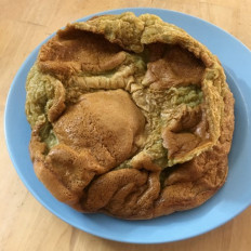 This undated handout image released to AFP on April 15, 2020 courtesy of Huynh Nguyen Hoang Quyen shows a burnt cake she tried to bake at her home in Danang, during restrictions to stay at home as part of measures to halt the spread of the COVID-19 coronavirus. Burnt bread, collapsed cakes and inedible potatoes: the kitchen failures of Vietnamese families in self-isolation are being shared online, with hundreds of thousands joining a Facebook group to commiserate over their culinary catastrophes.