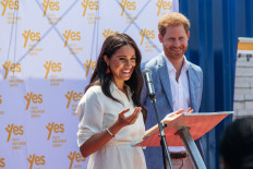 Britain's Prince Harry and Meghan Markle announce partnership with food charity