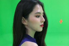 South Korean actor Han So-hee whose Instagram account is followed by many Indonesian netizens. 