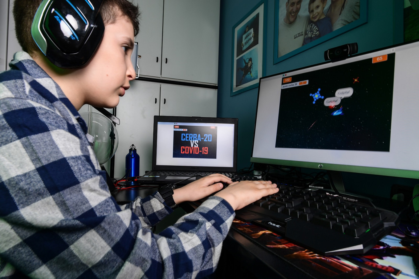 Lockdown inspires Italian boy to create coronavirus video game
