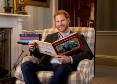 Prince Harry helps mark 75th anniversary of Thomas the Tank Engine