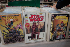 Some graphic novels are on sale in Berlin, in this file photo dated September 2017.