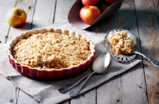 When it comes to adding a little texture to a dish of rhubarb or red berries, few things are better than a crumble topping. 