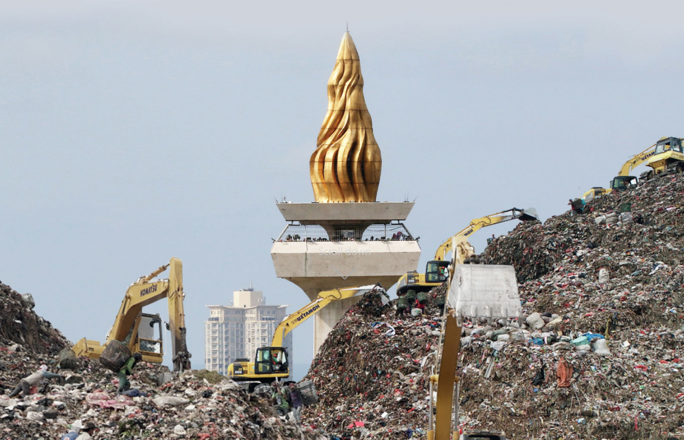 Skyscraper of waste: Greater Jakarta drowning in mountains of trash
