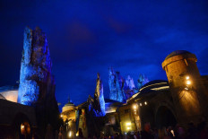 In this file photo a general view of the Black Spire Outpost at the Star Wars: Galaxy's Edge Walt Disney World Resort at Disney's Hollywood Studios on August 27, 2019 in Orlando, Florida. 