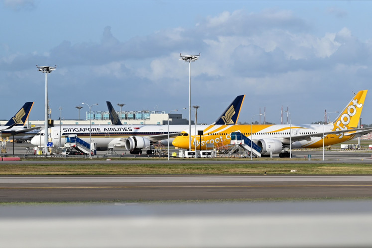 Planes Grounded By Covid 19 Kept In Tip Top Shape At Changi News The Jakarta Post