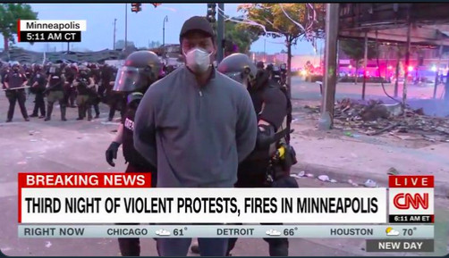 Police Free Cnn Reporter Arrested Live On Tv Covering Minneapolis Protests World The Jakarta Post