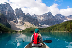Moraine Lake in Alberta, Canada. Tourism is "a significant economic driver and source of local jobs. It's also among one of the hardest hit sectors as a result of this pandemic," Economic Development Minister Melanie Joly, who is responsible for tourism, said.