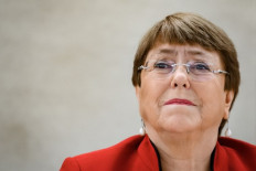 United Nations High Commissioner for Human Rights Michelle Bachelet attends the opening of the UN Human Rights Council's main annual session on Feb. 24, 2020 in Geneva.The coronavirus pandemic's disproportionate impact on ethnic minorities, and protests triggered by George Floyd's death, have laid bare "endemic inequalities" in the United States, the UN rights chief said Tuesday, urging action.