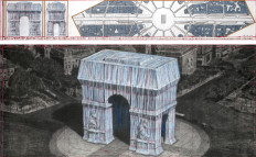 Arc de Triomphe to be wrapped in fabric to Christo's design