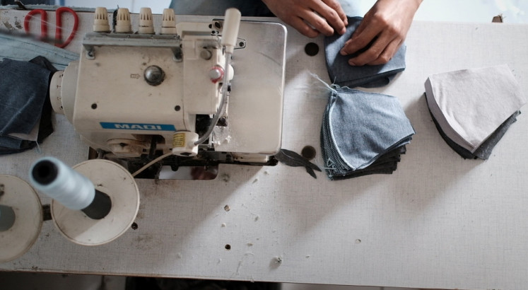 Underwear factory switches to making masks during COVID-19