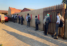 South African schools reopen after March lockdown eased 