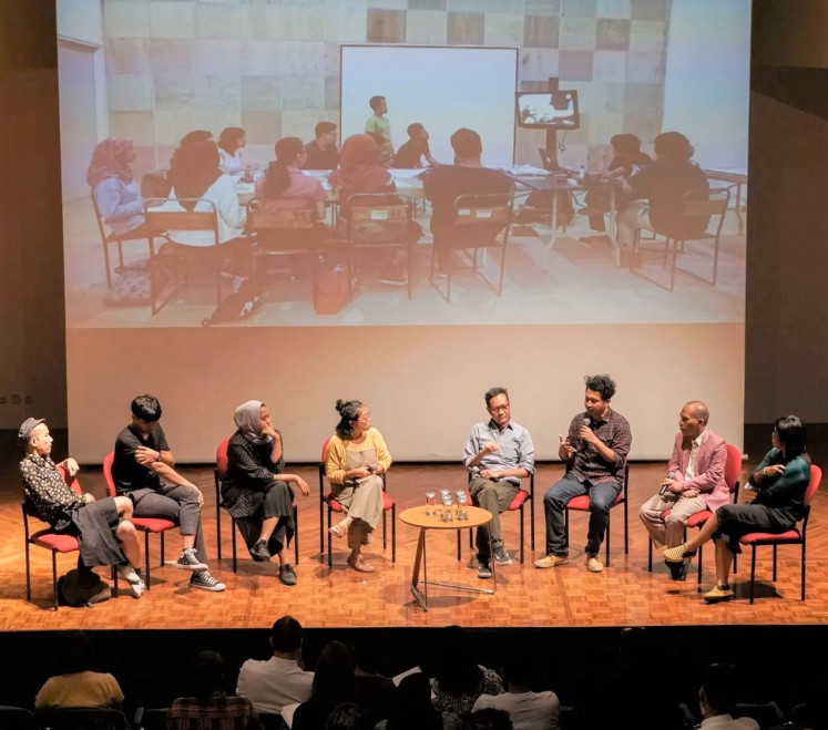 In conversation: Goethe Institut hosts a discussion about the international art exhibition documenta in Jakarta in 2019 with members of the ruangrupa artist collective, which will curate documenta in Kassel, Germany, in 2022.