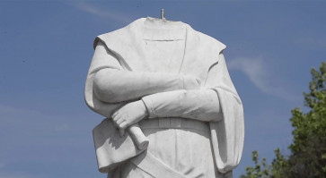 Christopher Columbus statue beheaded in Boston