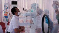 Free of charge: Realizing that curbing the spread of COVID-19 is also the task of Indonesia&rsquo;s businesspeople, BNI continues to make every effort to help mitigation efforts by providing tens of thousands of free-of-charge swab tests in areas with high infection rates.