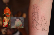 Tattoo based on family photos 