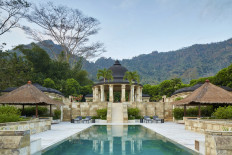 Amanjiwo hotel in Magelang, Central Java