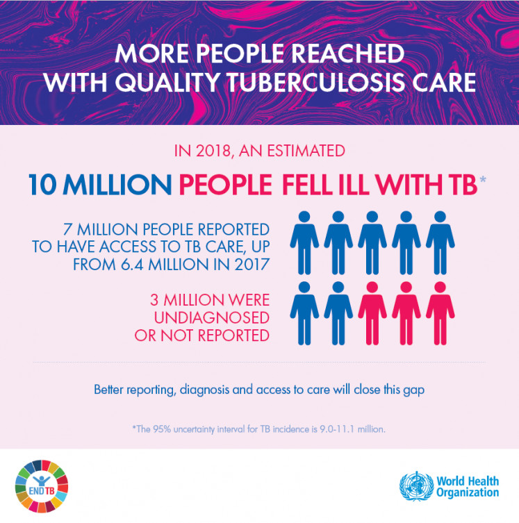 Infographic on TB health care