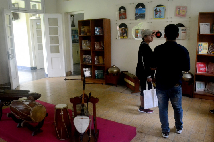 Complete musical archive: The old Lokananta building with all its collections is now one of the educational tourist destinations of the city of Surakarta, Central Java.
