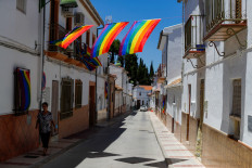 Spanish village makes its own rainbow after council's gay pride flag banned