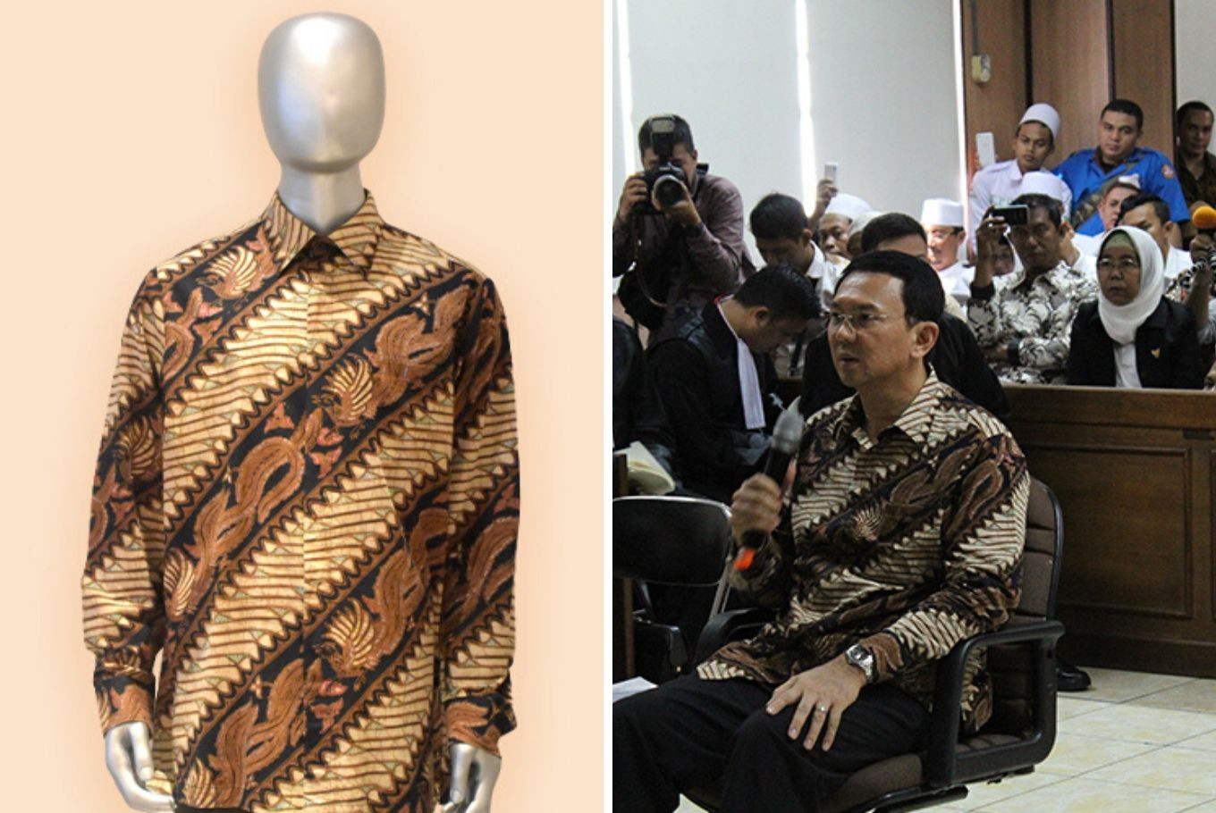 Ahok's batik shirt attracts Rp 100m in first bidding round