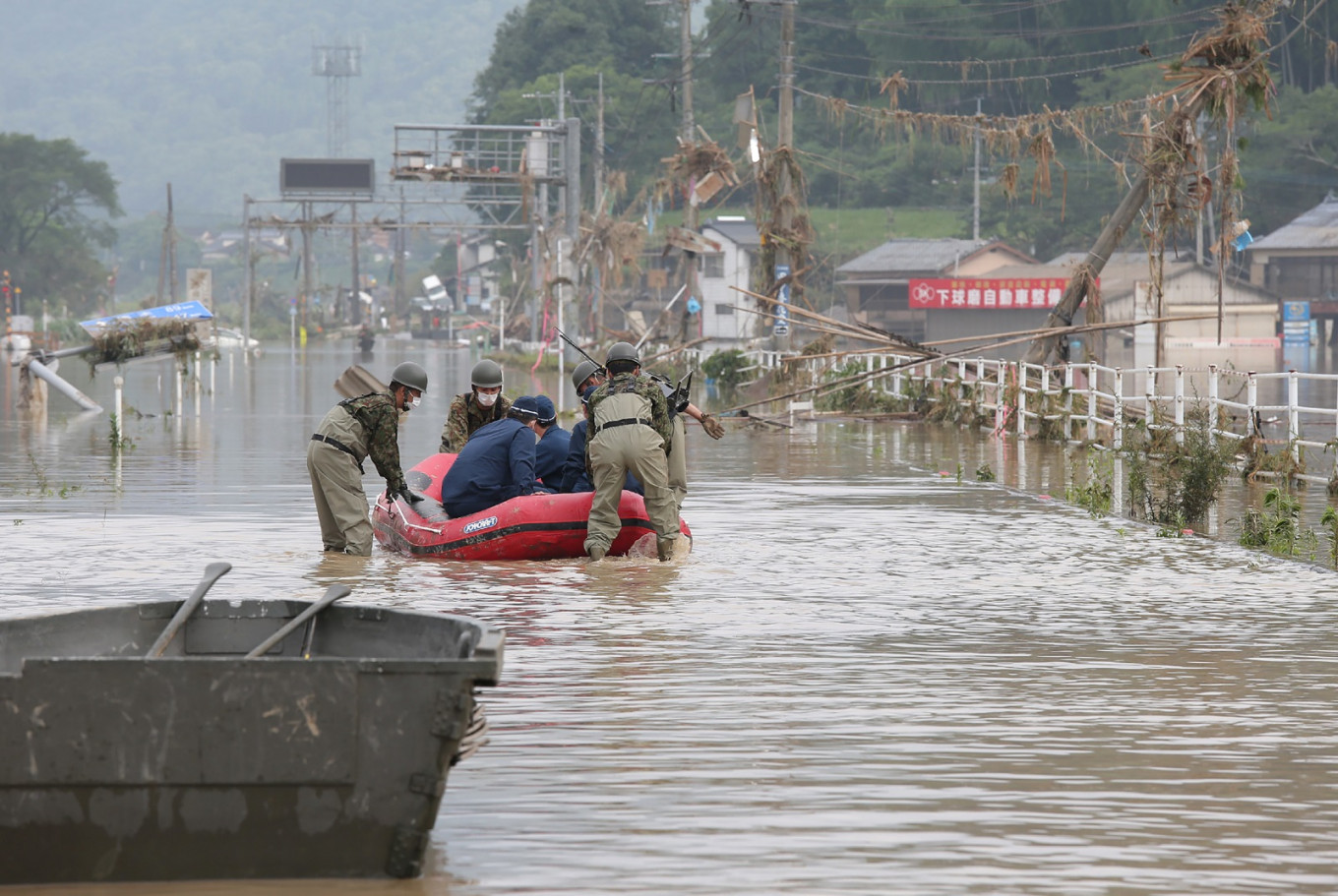 Flood Death Toll Hits 20 As Japan Warned Of More Rainfall World The Jakarta Post