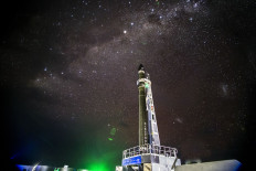 This June 16, 2018 handout photo obtained November 1, 2018 courtesy of Rocket Lab shows the launch site for the Electron rocket at Rocket Lab in Mahia, New Zealand.