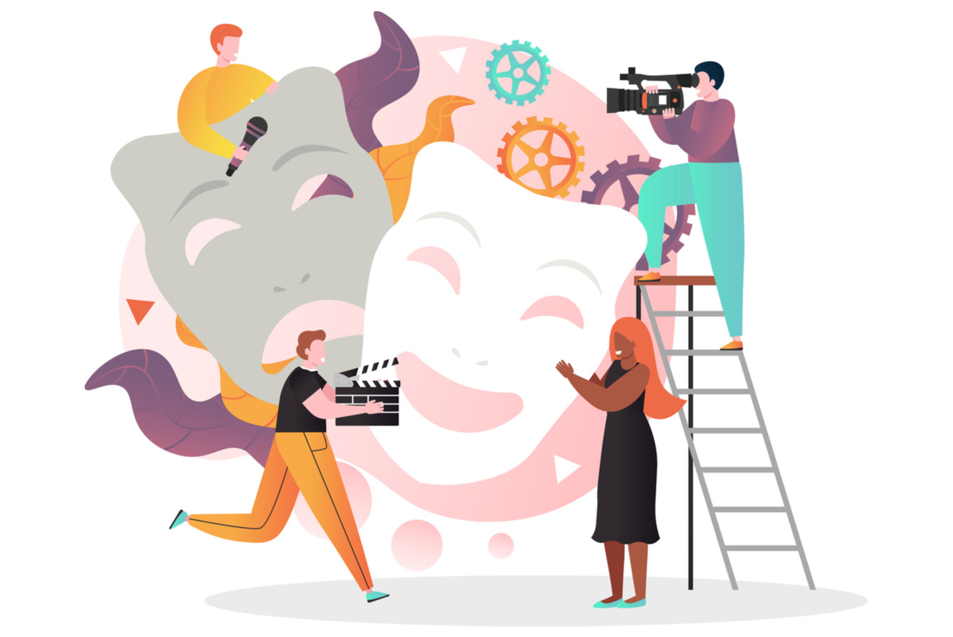 Illustration of comedy