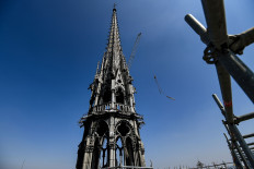 Macron gives blessing to recreate Notre-Dame's gothic spire