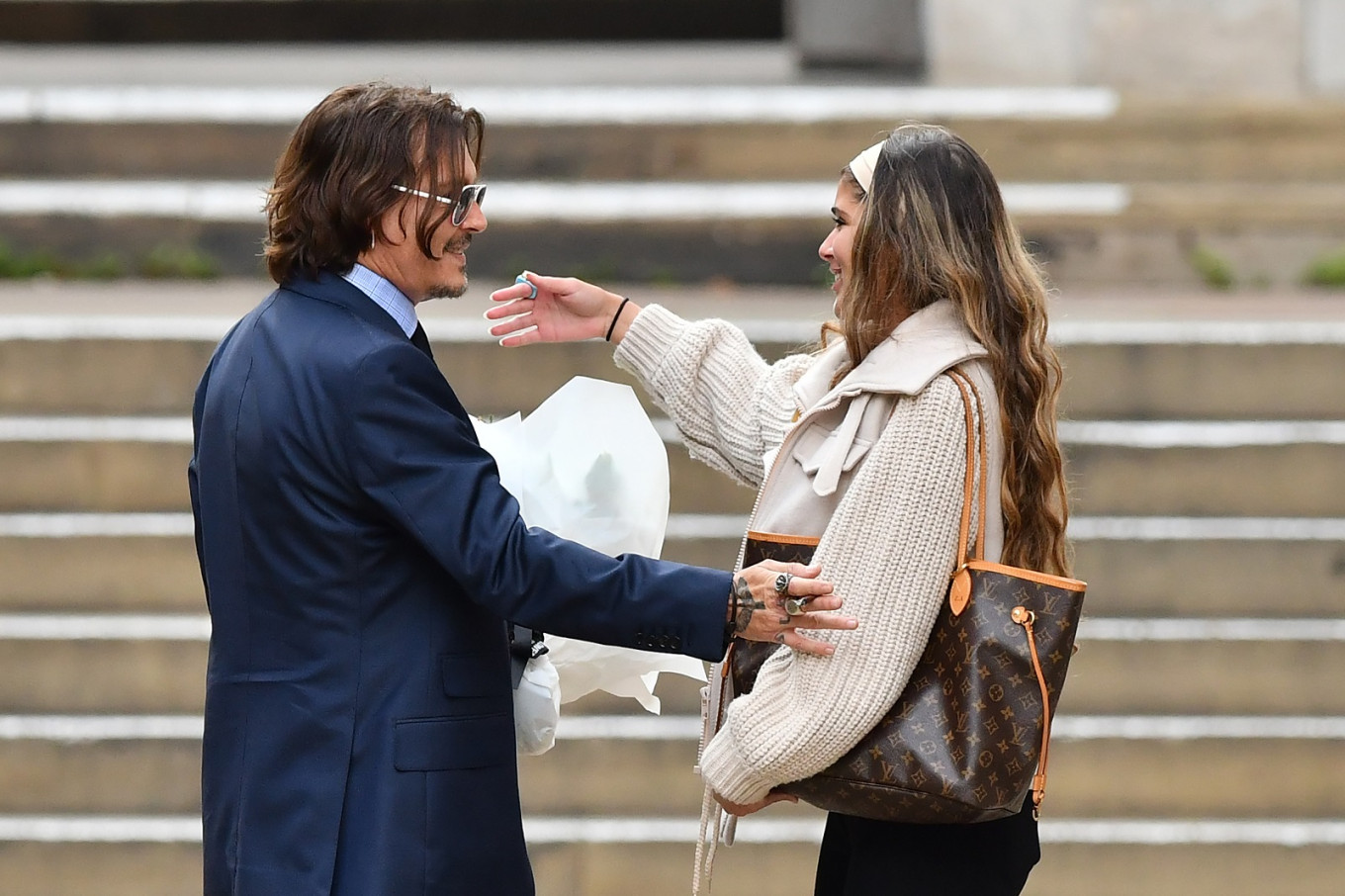 What was johnny discount depp uk trial about