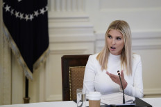 White House advisor Ivanka Trump speaks during a meeting meeting of the American Workforce Policy Advisory Board in the East Room of the White House on June 26, 2020 in Washington, DC. 