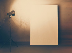 Illustration of an art exhibition.