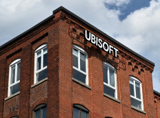 French videogame giant Ubisoft's Montreal office is seen on July 18, 2020 in Quebec, Canada. 
